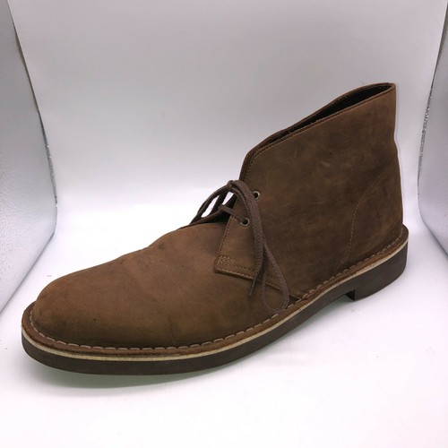 Clarks 15522 Mens Size 13 M Brown Suede 
