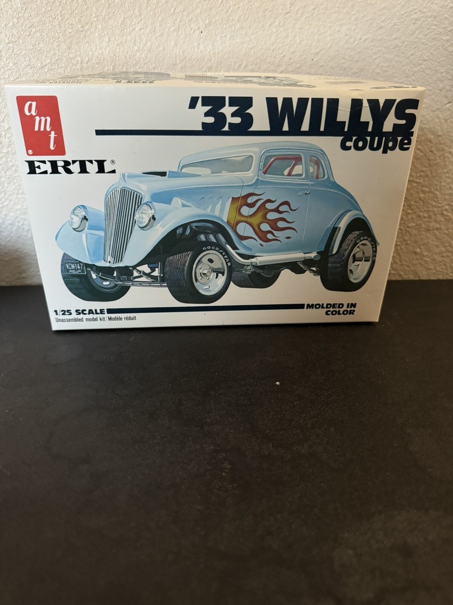 vintage an・an no.33 AMT Ertl 1933 Willys Coupe 427 Cammer Gasser 1/25 Kit #6570