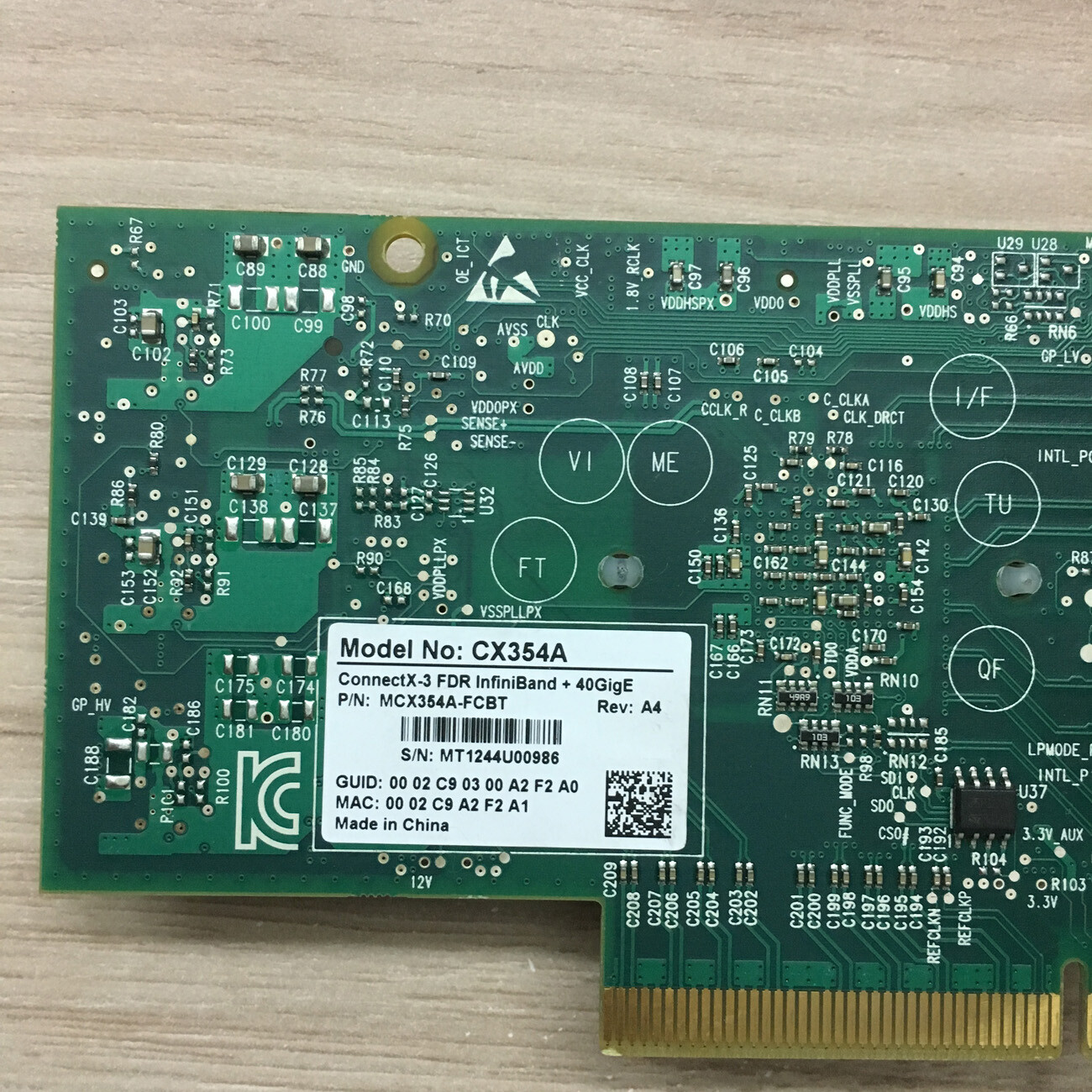 50 Pz Staffa Basso Profilo Per Mellanox CX354A MCX354A-FCBT