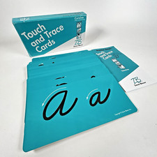 Cursive Writing Letters Numerals Touch Trace Cards Zaner-Bloser Educational