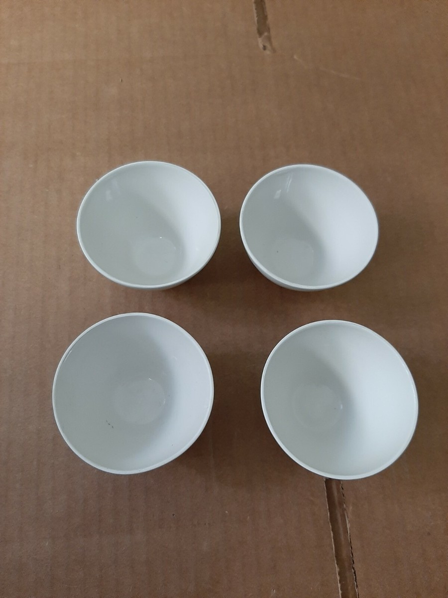 4) Coors CoorsTek 60138 Wide-Form Crucible Porcelain 100mL, 76mm