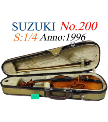 Suzuki No.200 1/4 Size Violin Beginner Student Instrument used | eBay