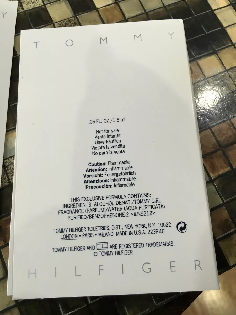 TOMMY GIRL BY HILFIGER TOMMY PERFUME 1.5ml EAU DE COLOGNE Sample