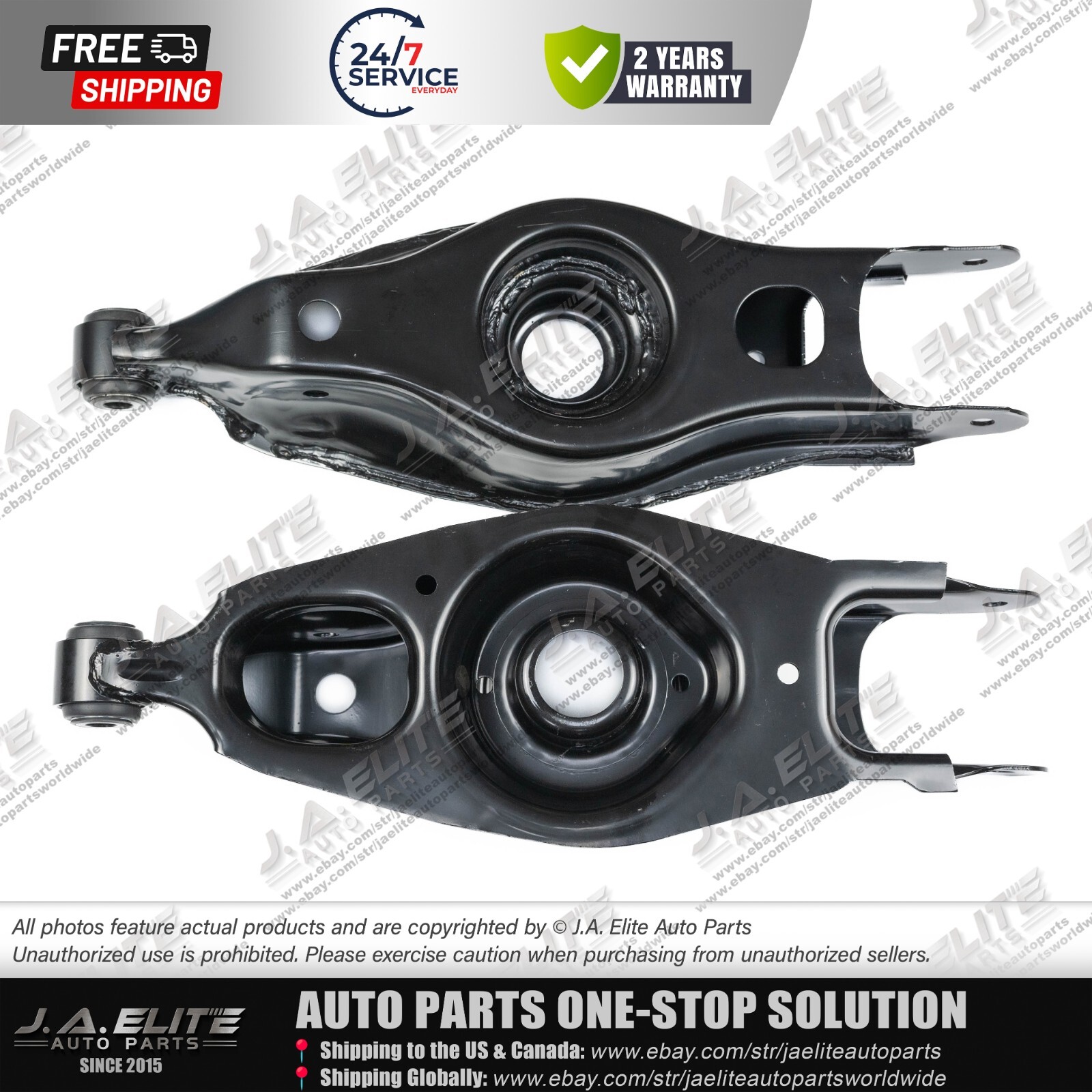 2pcs Rear Lower Control Arm fit Maserati Ghibli Quattroporte (2014+) 670036580
