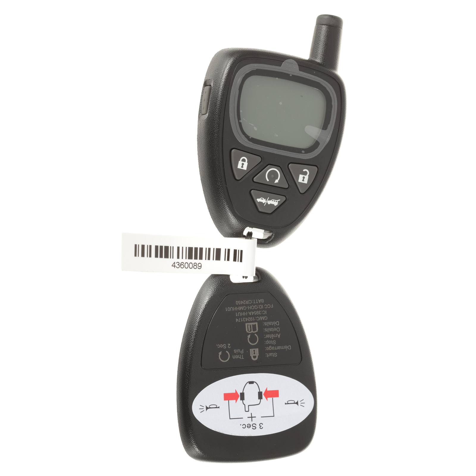 Start Replacement Remote Only 19131603