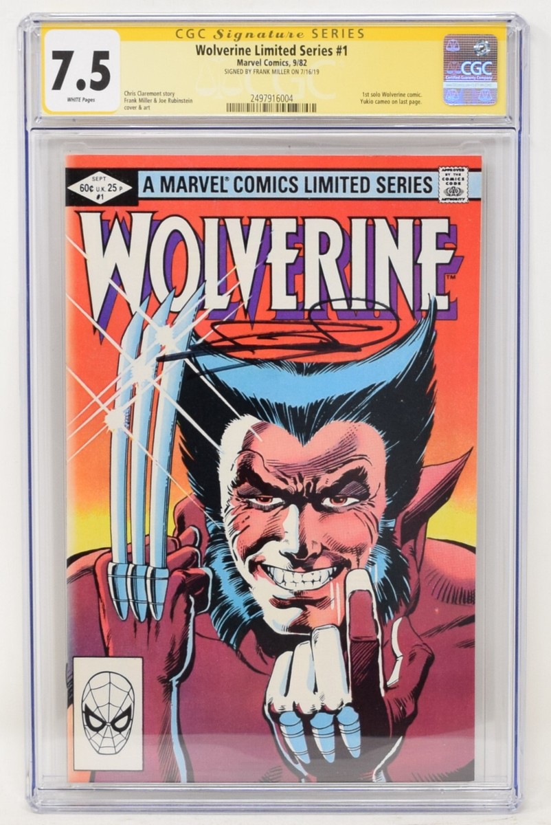 Wolverine 1 アメコミ WOLVERINE Limited Series #1 1982 CGC 7.0 Black Line Variant