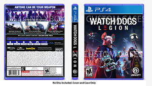 Custom Replacement Case No Disc Watch Dogs Legion Ps4 Ps5 See Description Ebay