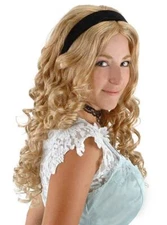 Alice Through Looking Glass Wig Fancy Dress Up Halloween Adult Costume Accessory