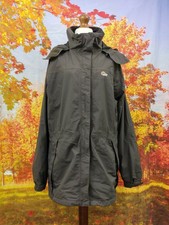 Lowe Alpine Grey Blue Full Zip 100% Nylon Hooded Jacket. Uk Women's Size Xl