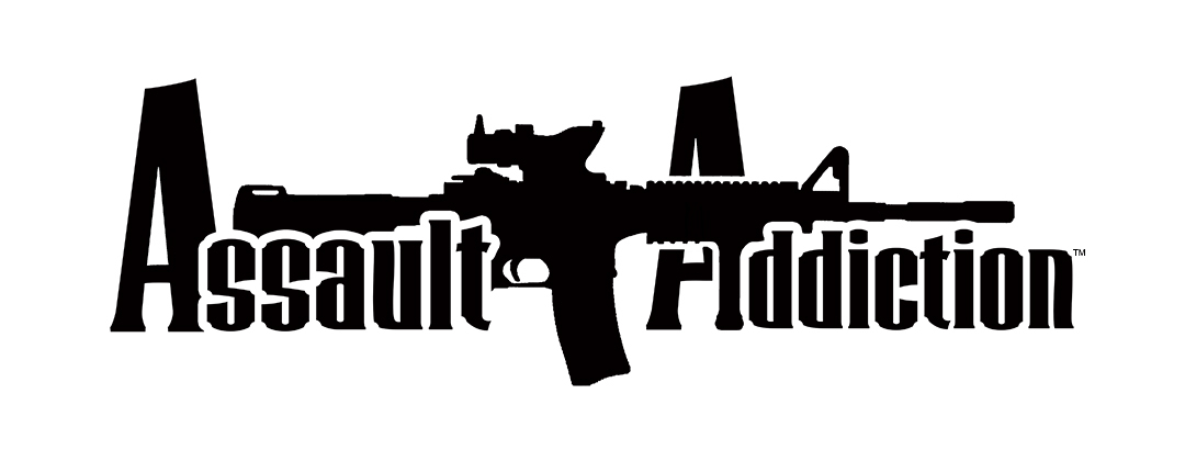 Assault Addiction assaault rifle window decal 2nd amendment sticker ...