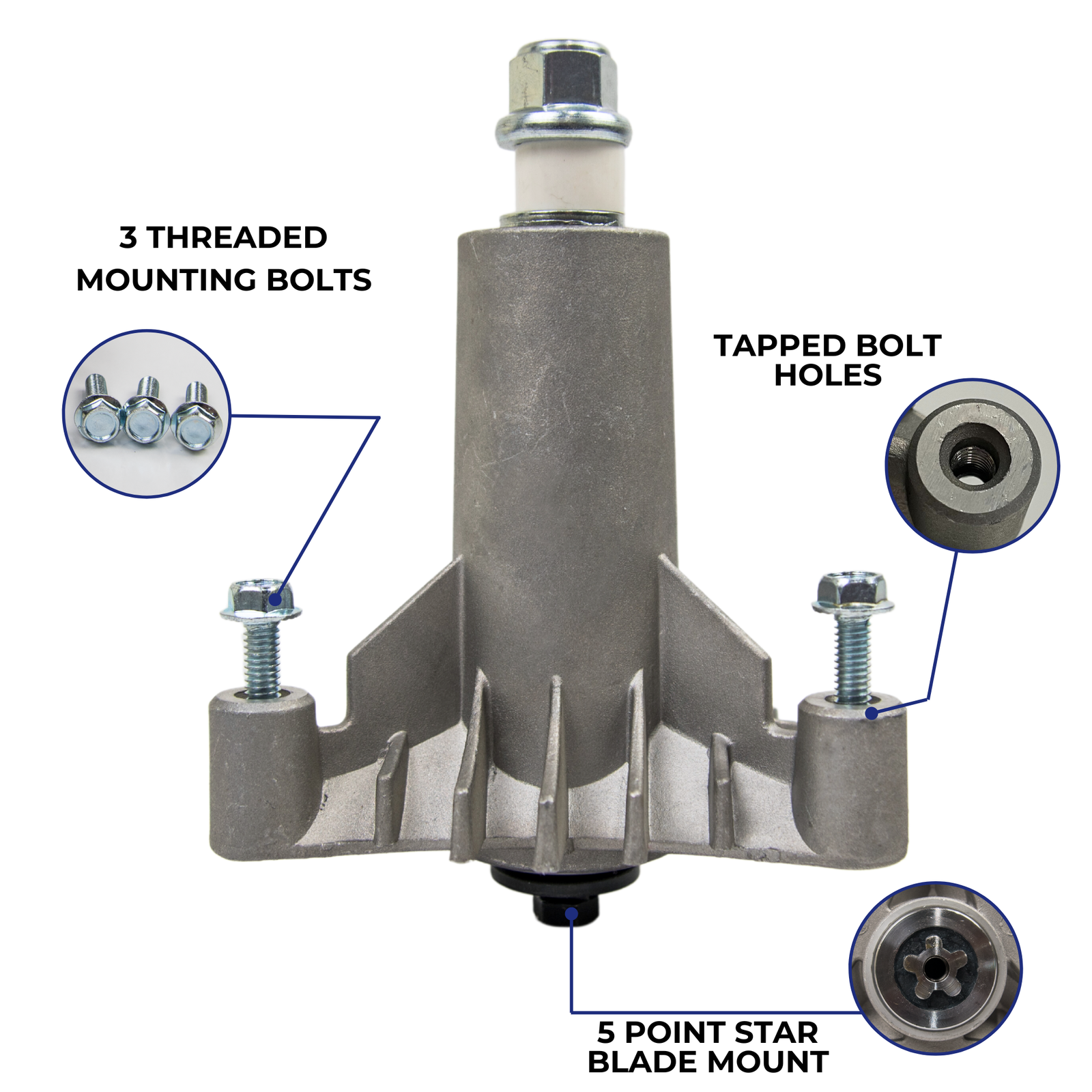 Spindle Assembly Replaces 130794 Craftsman Riding Lawn Mower (2 PCS) eBay