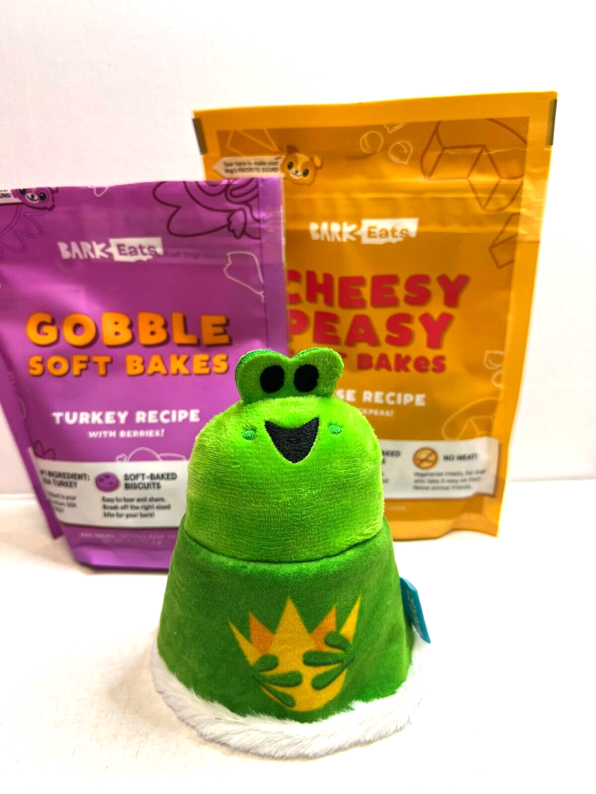 Bark Box Toys & Treats / 2 Treats Bags/ 'Roxy' Chew Toy / Size S M / 129PET eBay