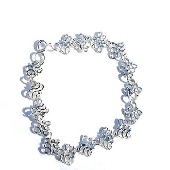 925 Sterling Silver 8 inch Loop-n-Link bracelet