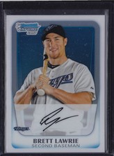 2011 BOWMAN CHROME PROSPECTS BRETT LAWRIE #BCP175 BLUE JAYS A'S WHITE SOX