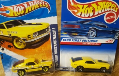 ホットウィール '71 フォード マスタング マッハ1/マック1 イエロー