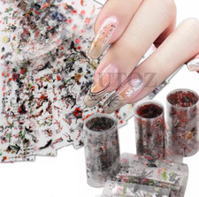 10Pcs Ink Asian Pictures Flower Nail Art Tran...