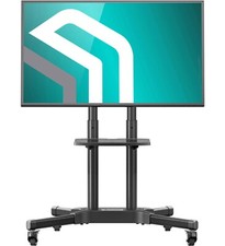 ONKRON Rollbarer TV St&auml;nder 32"-65", 50 kg max, VESA 600x400, TS1351-B