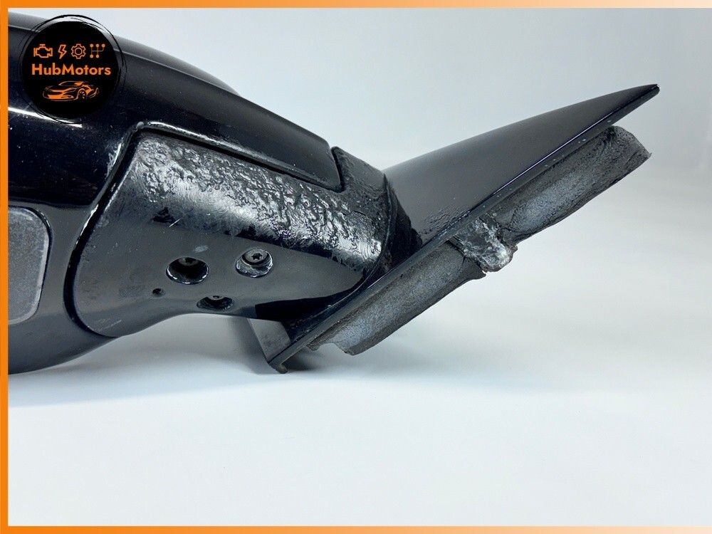 M139 MASERATI 03-08 QUATTROPORTE FRONT RIGHT DOOR REAR VIEW MIRROR BLACK OEM