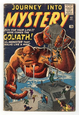 Journey into Mystery #63 GD+ 2.5 1960