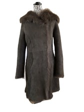 Ugg Women Vanesa Olive Toscana Shearling Jacket Coat Size S