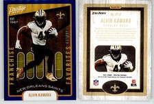 Alvin Kamara 2021 Prestige Franchise Favorites Xtra Points Blue FF-9 /249 Saints