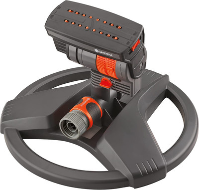 Adjustable Oscillating Sprinkler on Weighted Base for up to 2300 Sq Ft