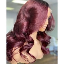 Ombre Brazilian Body Wave Hair 13X4 Lace Front Wig Synthetic Hair Glueless