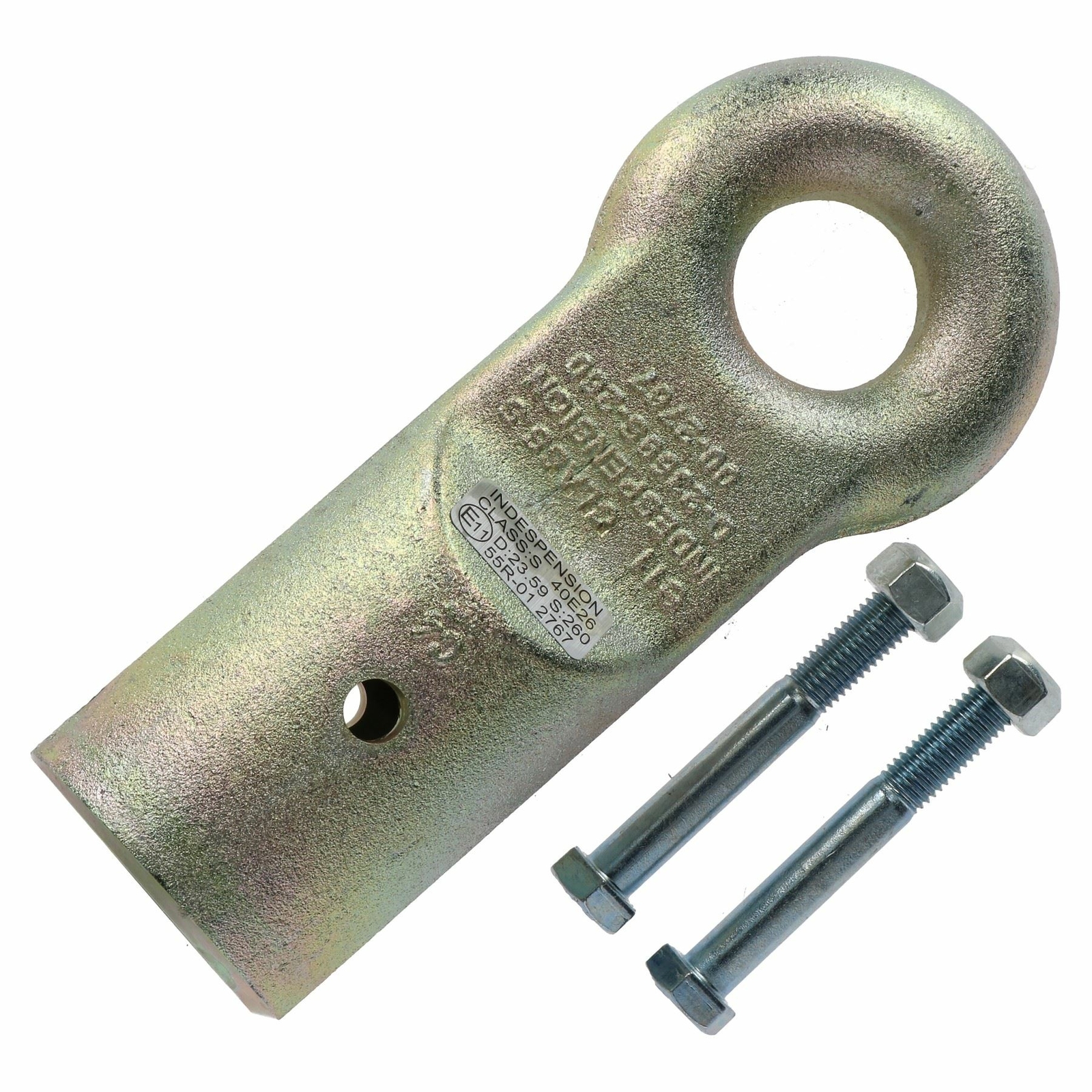 Indespension 40mm Towing Eye Hitch Coupling Eyelet Conversion Braked 2700kg eBay