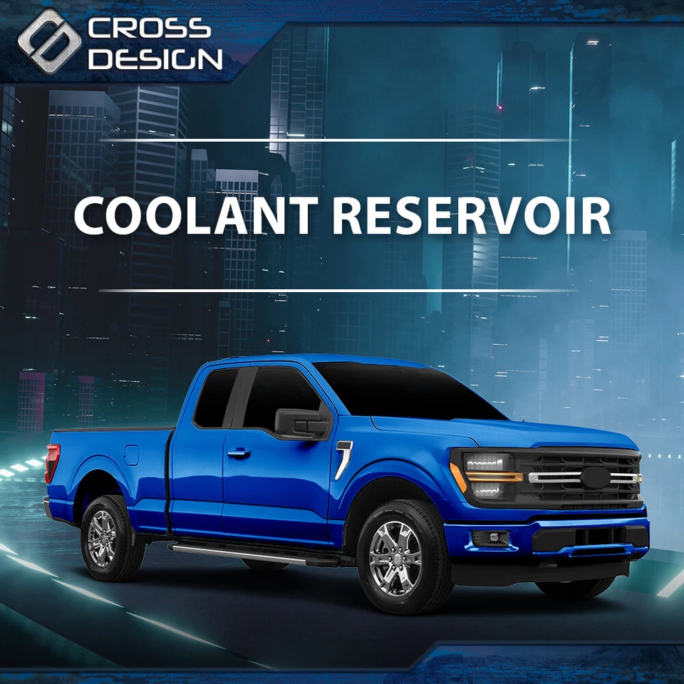 Coolant Reservoir Fit For 15-23 Ford F-150 18-22 Lincoln Navigator Expedition - Image 2 of 4