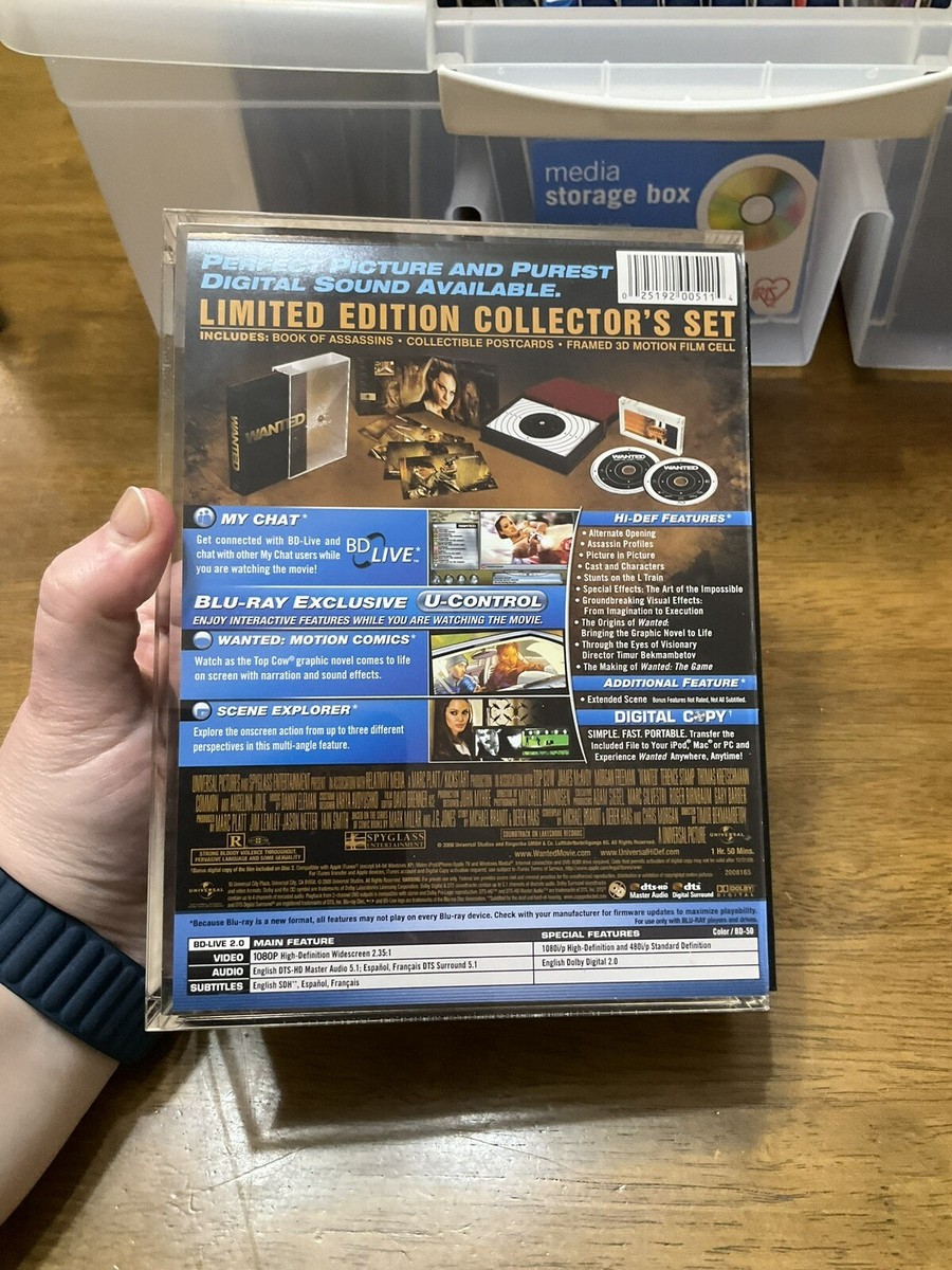 Wanted (Blu-ray Disc, 2008, Collectors Edition) 25192005114| eBay