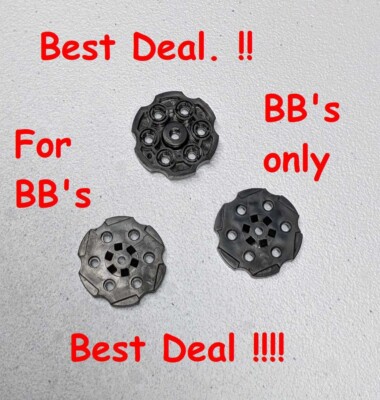 Crosman Vigilante BB Rotary Clips 6 rds., comes in a 3pk 357  CO2  For Only BB's