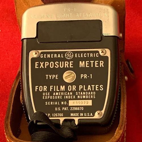 EXPOSURE METER TYPE PR-1 GENERAL ELECTRIC 1952 US Pat.2206670 FOR FILM OR PLATES - Picture 4 of 12