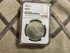 1885-P NGC-MS-62 Morgan Silver Dollar Beautiful Eye Appeal