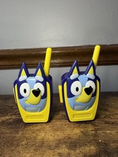 Walkie talkies de juguete azul para niños ekids