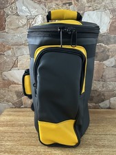 Bulto Profesional en Piel Para Guiras en Color Amarillo Con Negro