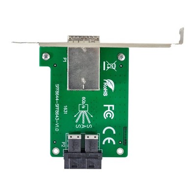 Cable Mini SAS HD SFF-8644 To Internal SAS HD SFF-8643 PCBA Female Adapter