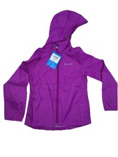 Columbia Jacket Girls Youth Purple Switchback II Rain Coat Size XS