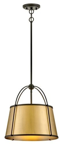 Hinkley Lighting 4894 Clarke 1 Light 16"W Pendant - Nickel - Picture 10 of 12