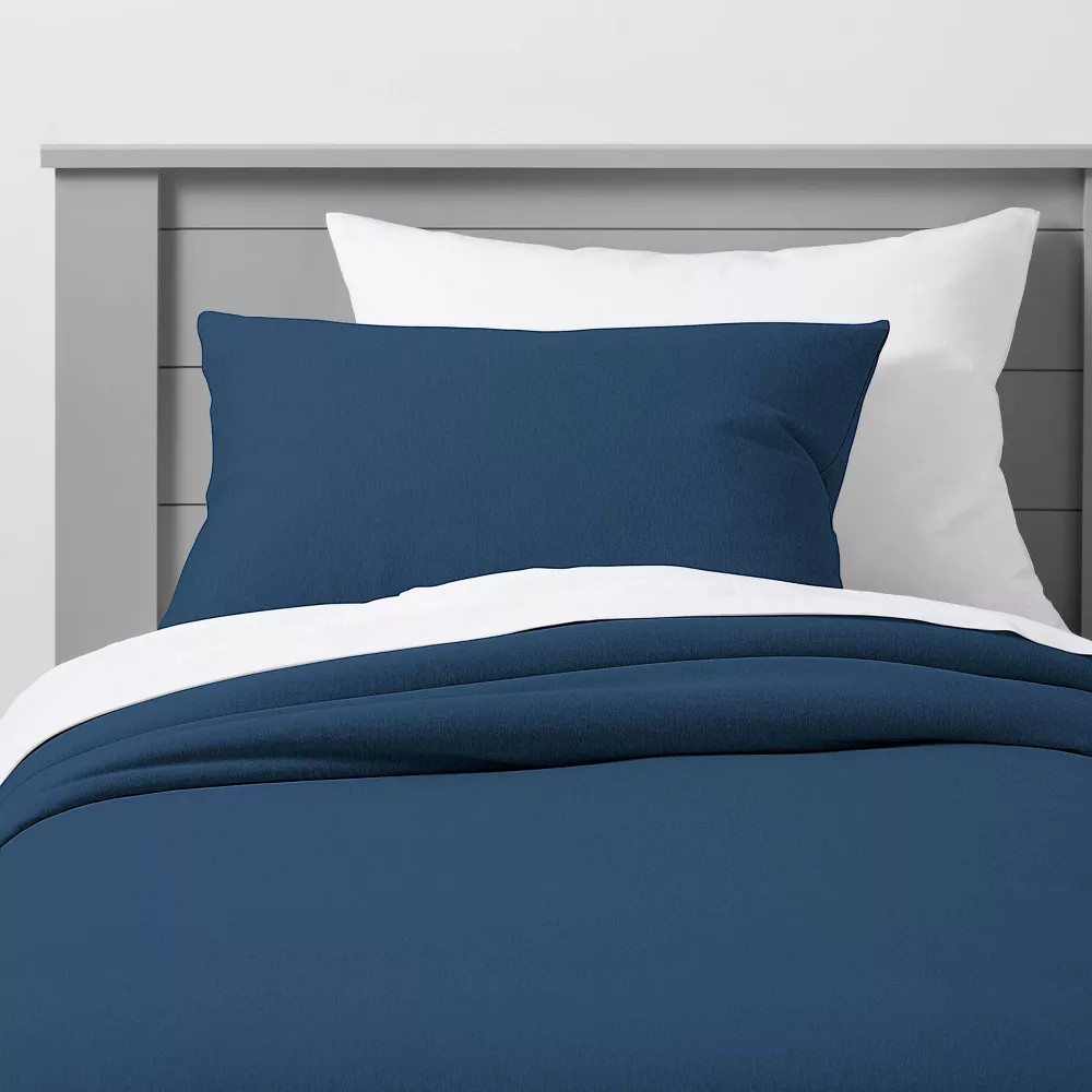 Детский пододеяльник из плотного джерси темно-синего цвета - Pillowfort 3090₽