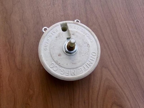 OHMITE RHEOSTAT 100 WATT MODEL K SERIES A # 0441 NIB - Picture 3 of 5