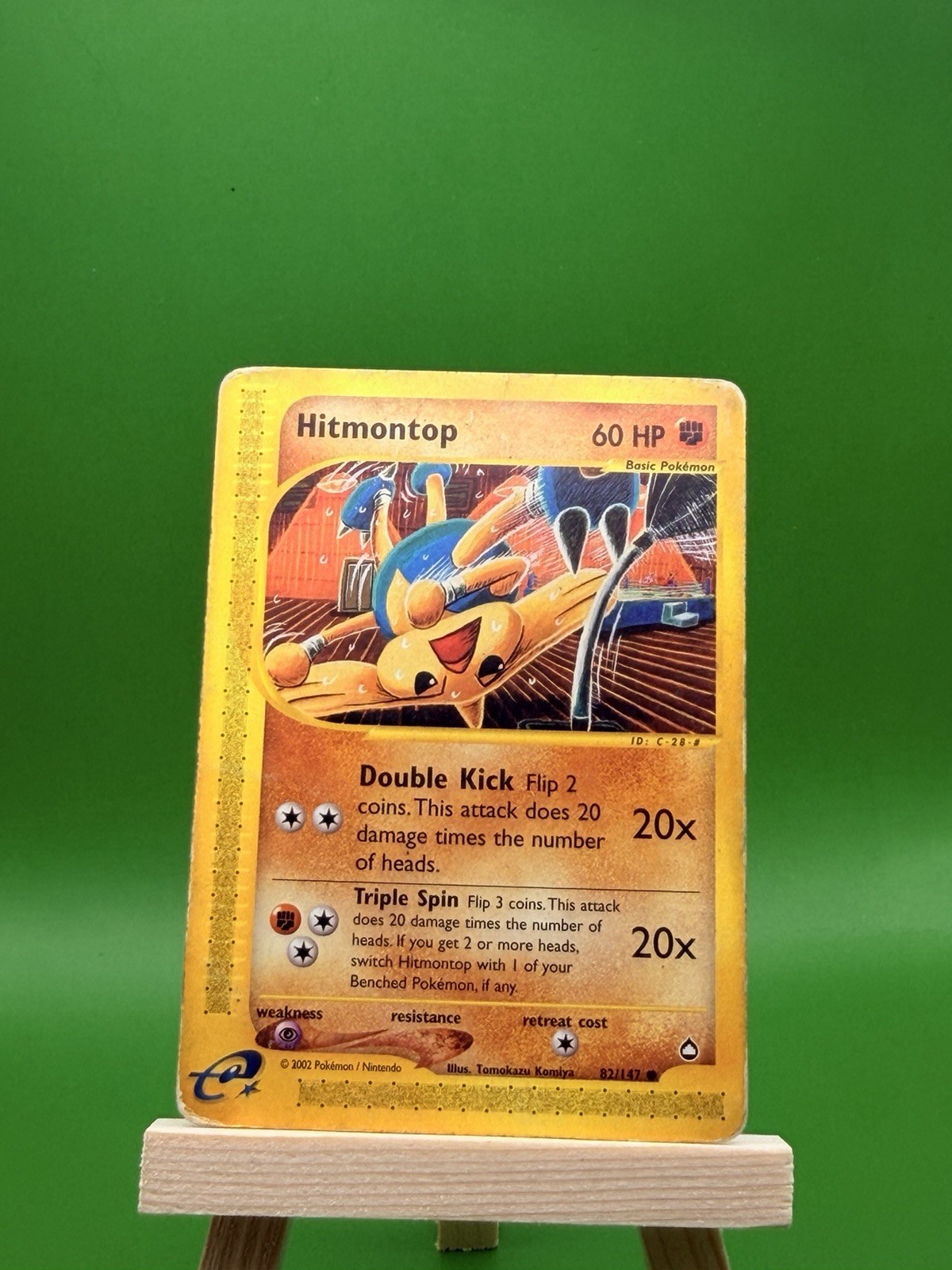 Hitmontop 82/147 Aquapolis - Pokémon TCG - 2003 - MP