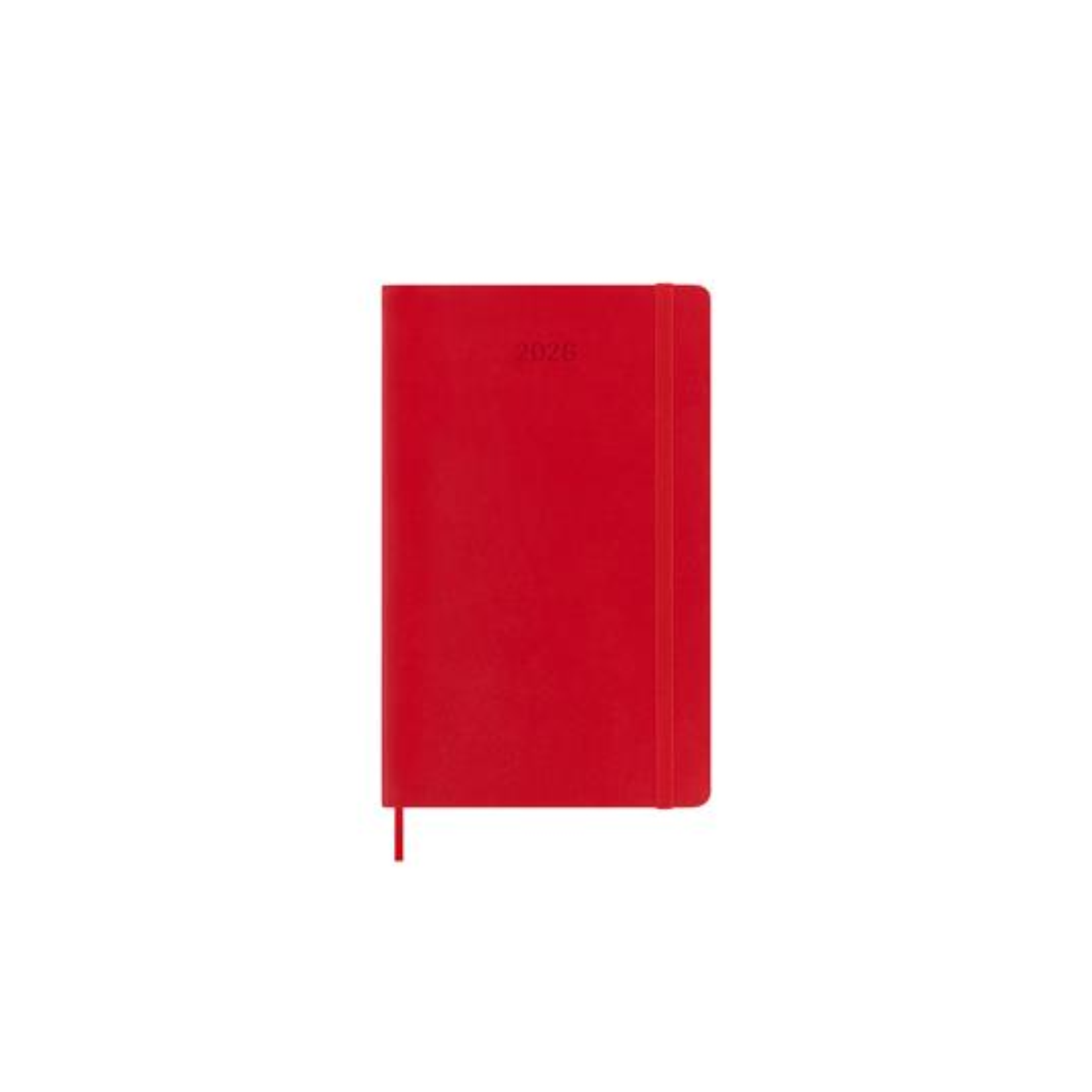 AGENDA SETTIMANALE 2026 - RIGIDA - LARGE - ROSSO - MOLESKINE