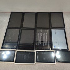 LOT OF 12 UNBRANDED TABLETS FOR PARTS UNTESTED SOLD AS IS