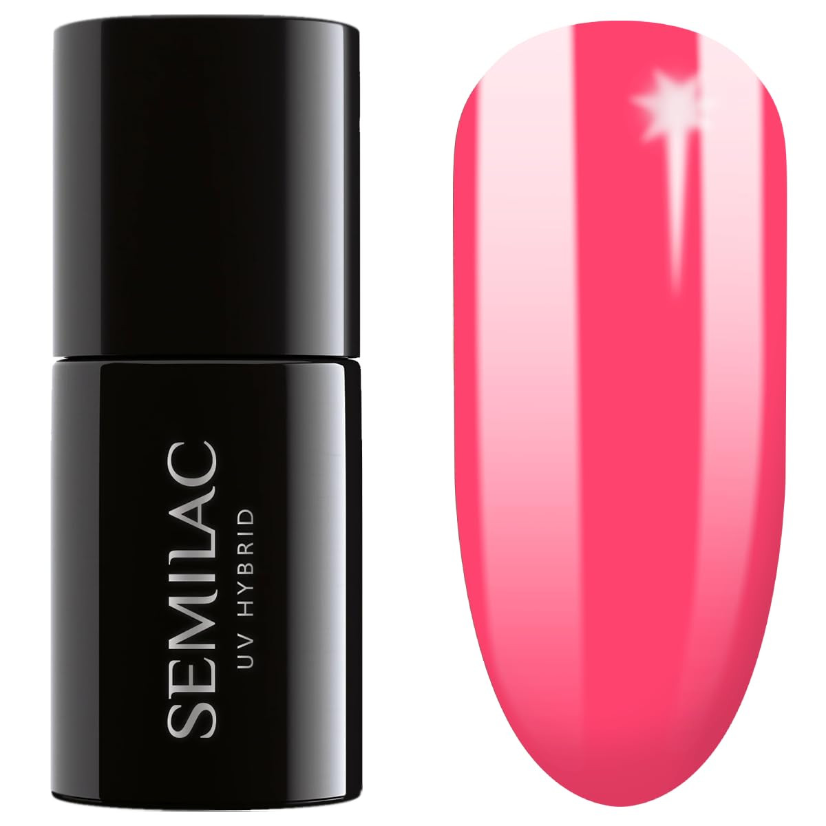 Semilac UV Smalto Semipermanente 435 Friendly Magenta 7ml (e3K)