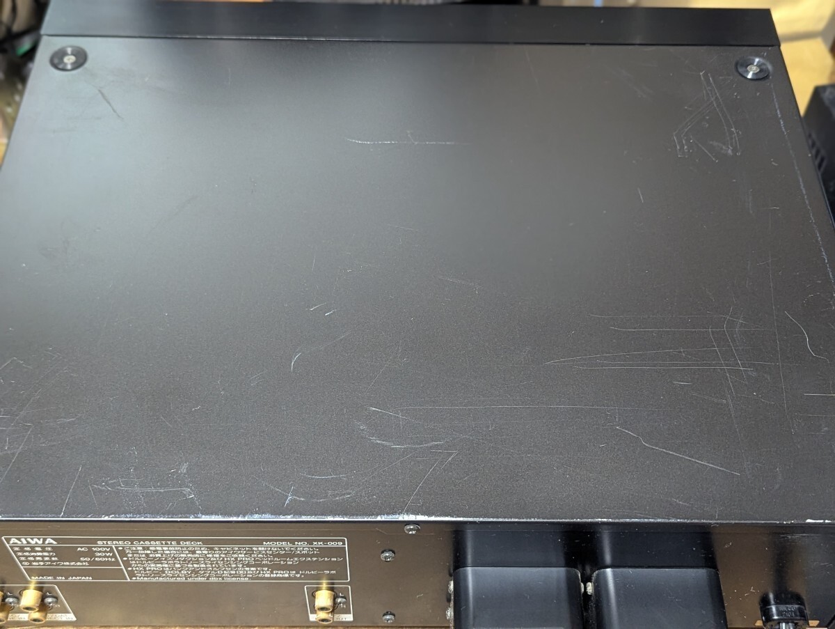 JUNK AIWA EXCELIA XK-009 Stereo Cassette Deck Black | eBay