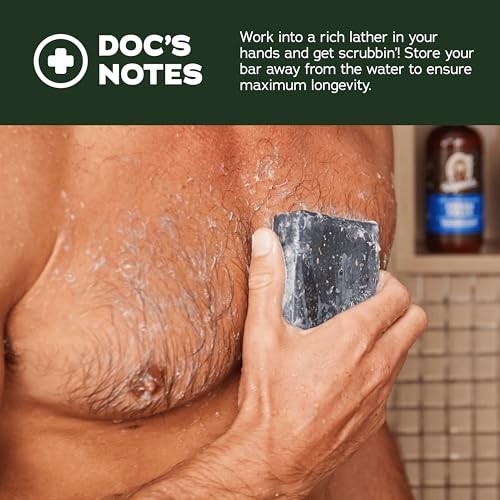  Natural Bar Soap for Men - Cold Process Soap with No Harsh Coastal Cool