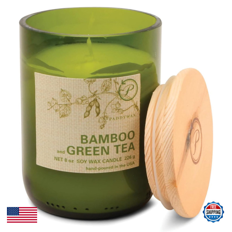 Paddywax Eco Collection Soy Wax Blend Candle In Glass Jar Ba