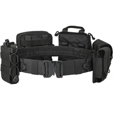 YAKEDA Battle Belts Tactical Molle Duty Belts Law Enforcement with Pouches 8-...