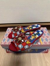 Dolce&Gabbana Women Jewels Decoration Slippers Multicolor Luxury Elegant Classic
