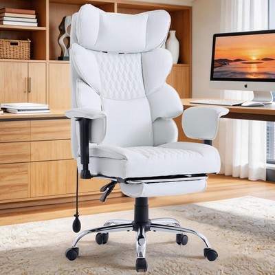 Big and Tall Office Chair 400LBS, Ergonomic Executive Desk Chair with Lumbar ...